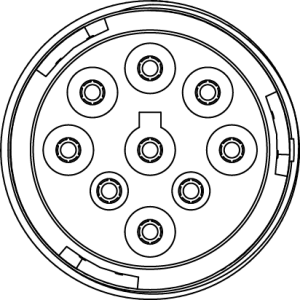 Kabelstecker 9pol, J1939