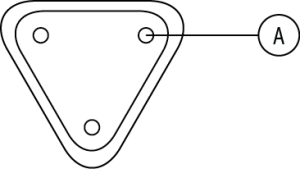 Kabelstecker 3pol, red. Dichtung