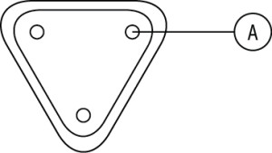 Kabelstecker 3pol, red. Dichtung