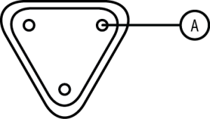 Kabelstecker 3pol, Kabelzugentlastung