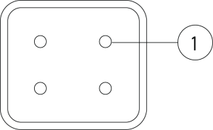 Male Cable Connector 4pol