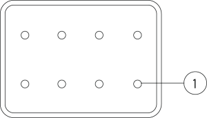 Kabelstecker 8pol A-kod.