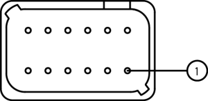 Kabeldose 2pol