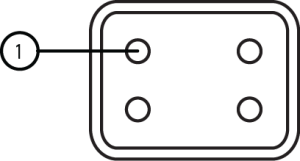 Female Cable Connector 4pol
