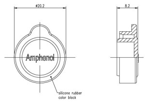 Protection Cap for Female Receptacles; IP67