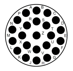 Kabelstecker; Größe 18; 23 Pol; 10-18mm; IP69K