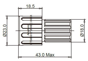 Kabelstecker; Endkappe; Größe 10; 4 Pol; IP69K