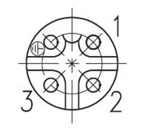 Winkeldose; 3+PE; Schrauben; Gold; 6-12,5mm; IP67