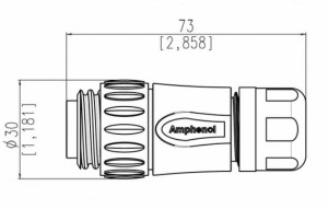 Male Plug; 3+PE; Screw; Silver; 6-12,5mm; IP67