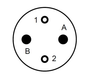 Kabeldose; Endkappe; Größe 10; 2+2 Pol; IP67