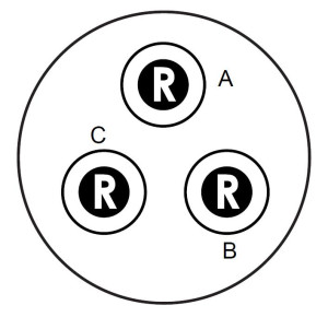 Kabelstecker; Größe 20; 3 Pol; 10-16mm²; Crimpen; 13,5-14mm; IP67