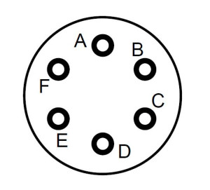 Kabelstecker; ohne Endhülse; Größe 10; 6 Pol; IP67