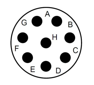 Male Plug; Endcap; Size 12; 8 Pin; IP67