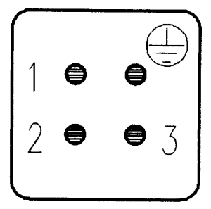 C146A; Male Insert 3 Pole; Screw