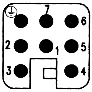 C146D; Socket Insert 7 Pole; Crimp