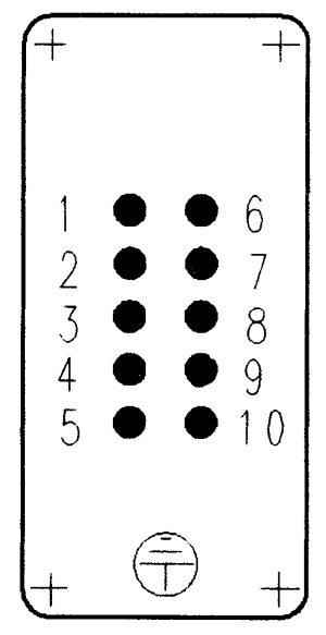 C146E; Buchseneinsatz 10-polig; Crimp