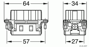 C146E; Buchseneinsatz 18-polig; Crimp