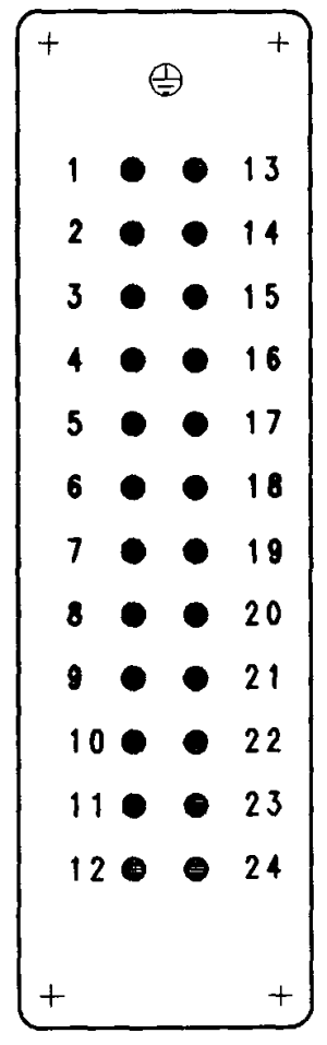 C146E; Buchseneinsatz 24-polig; Crimp