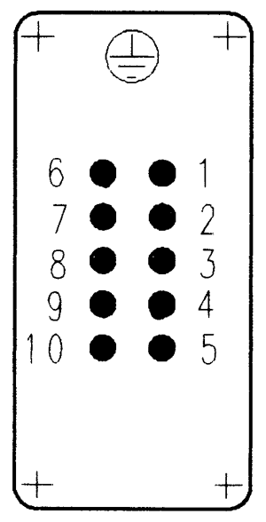 C146E; Stifteinsatz 10-polig; Crimp