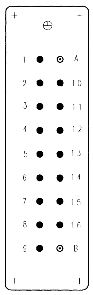 C146H; Buchseneinsatz 16-polig; Schraubanschluss