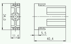 C146M; Buchsenmodul 1-polig; Crimp