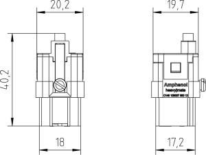 C146Q; Socket Insert 7 Pole; Crimp