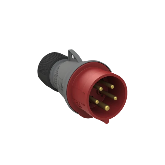 2CMA101967R1000 Amphenol Industrial, Easy & Safe IP44 Red Cable Mount 3P + N + E Industrial Power Plug, Rated At 16A, 415 V