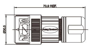 Kabeldose; Checkmate; 4+4 Layout; 14,5-17mm; IP67